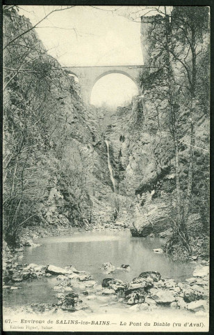 Pont du Diable, 92 m. en aval