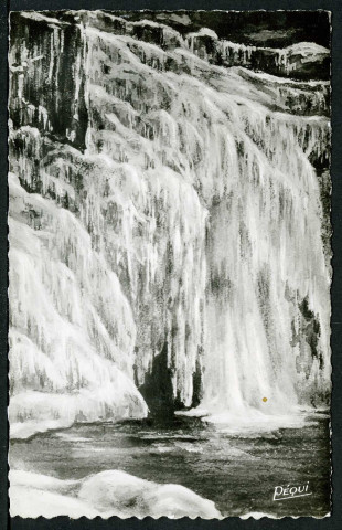 Le Saut du Doubs sous la glace