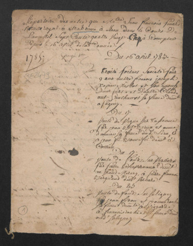 Répertoire chronologique