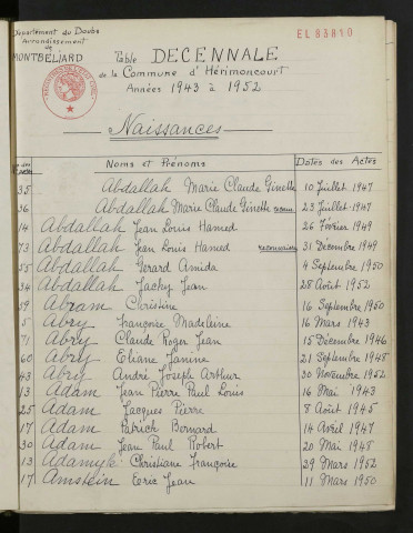 1943-1952