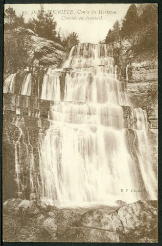 Cours du Hérisson. Cascade en Éventail