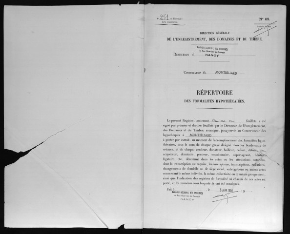 Volume n° 251