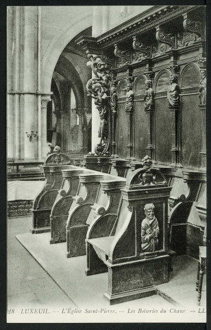 Les boiseries du chœur