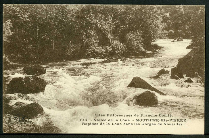 Rapides dans les gorges de Nouailles