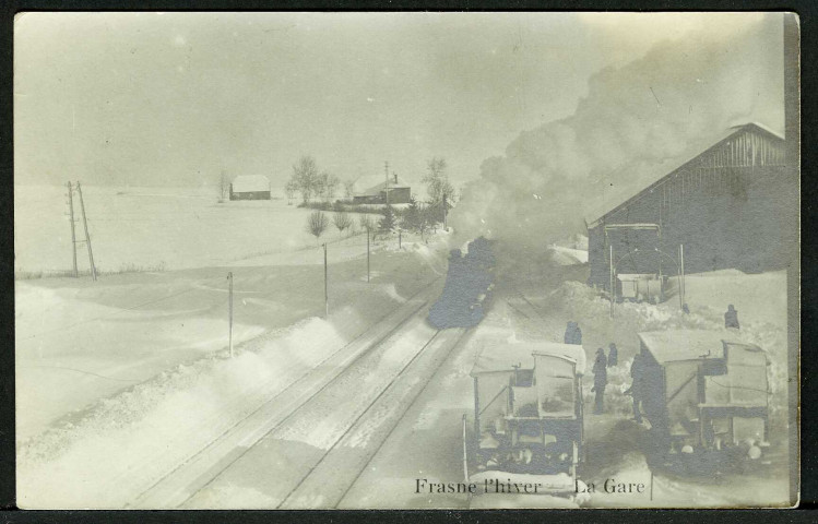 La gare, l'hiver