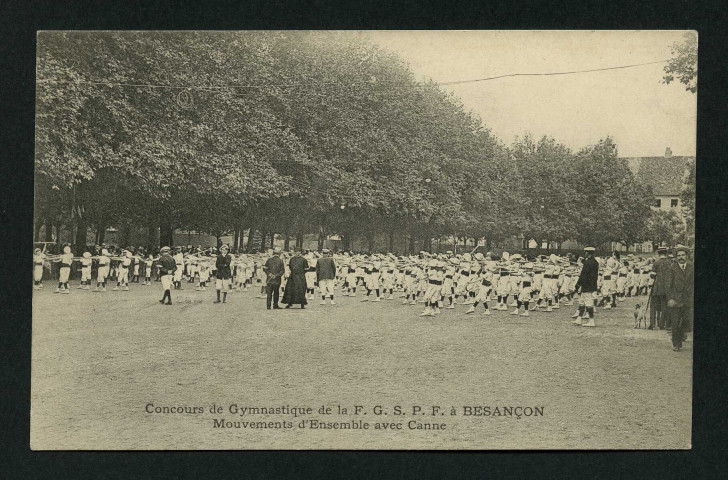 Concours de gymnastique de la FGSPF