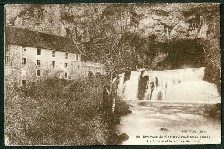 Le moulin et la source du Lison