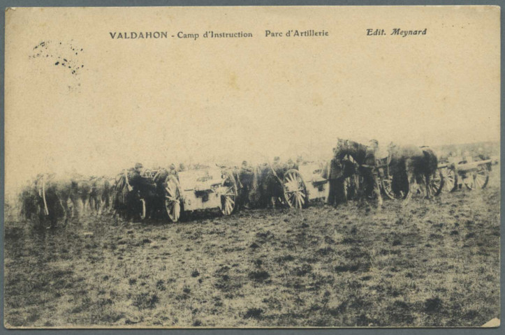 Camp d'instruction, parc d'artillerie