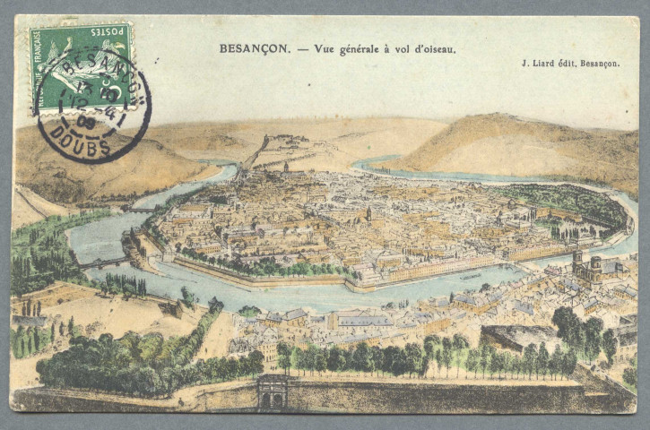 Vue générale à vol d'oiseau