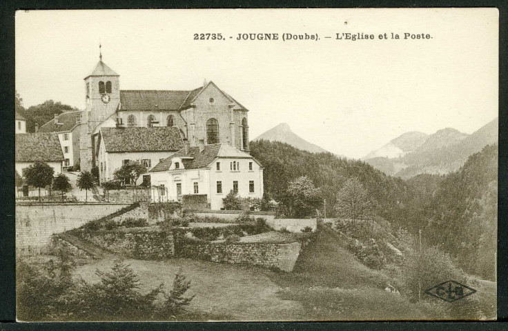 L'église et la poste