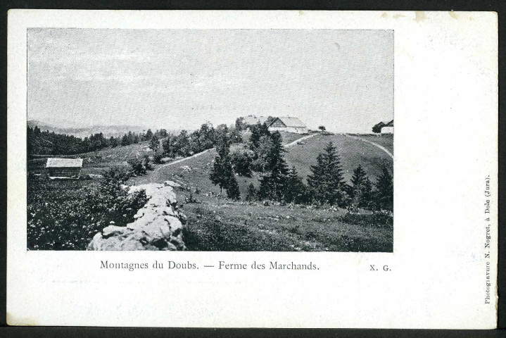 Montagne du Doubs. Ferme des Marchands