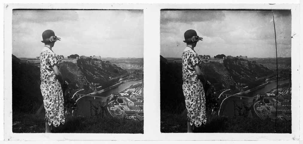 Vue sur la citadelle et les usines de filatures