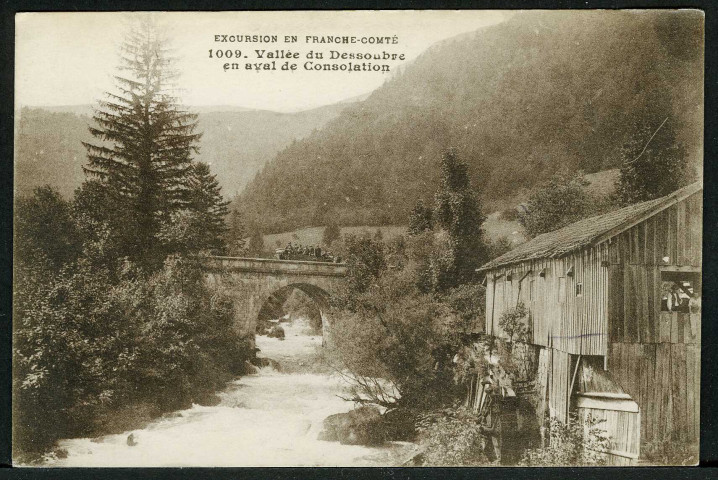 Vallée du Dessoubre en aval de Consolation