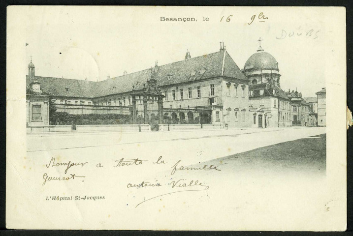 Vue générale de l'hôpital Saint-Jacques