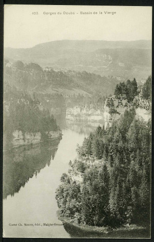 Gorges du Doubs. Bassin de la Vierge