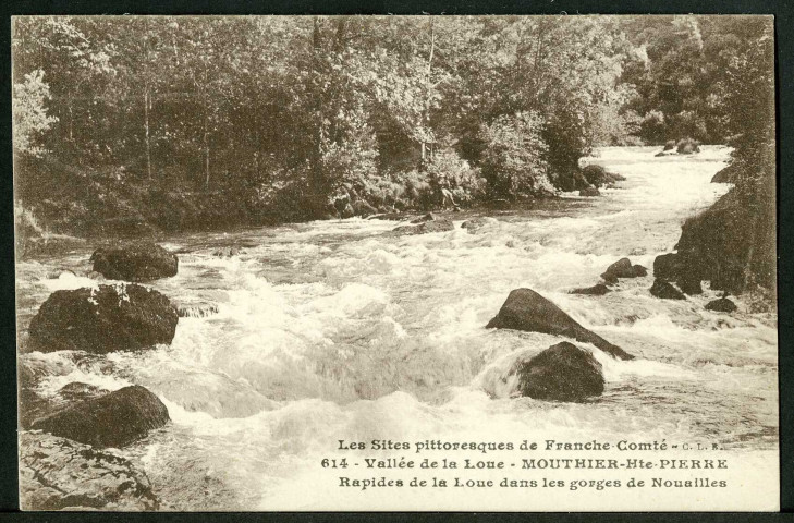 Rapides dans les gorges de Nouailles