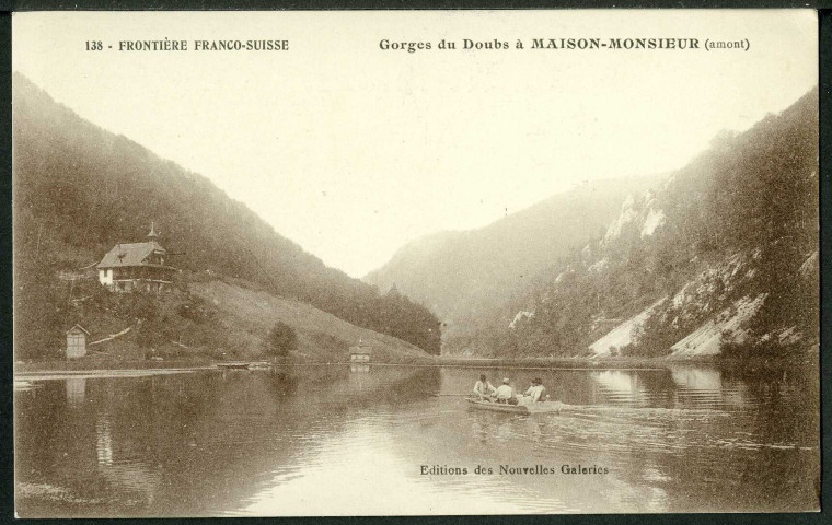 Gorges du Doubs à Maison-Monsieur (amont)