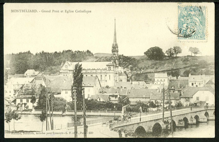 L'église catholique et le grand pont