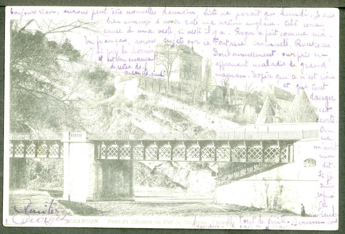 Pont du chemin de fer de Morteau à Rivotte
