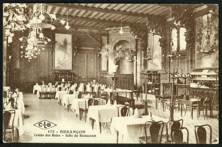 Casino des bains, salle du restaurant