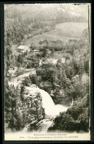 Vue panoramique du Saut du Doubs