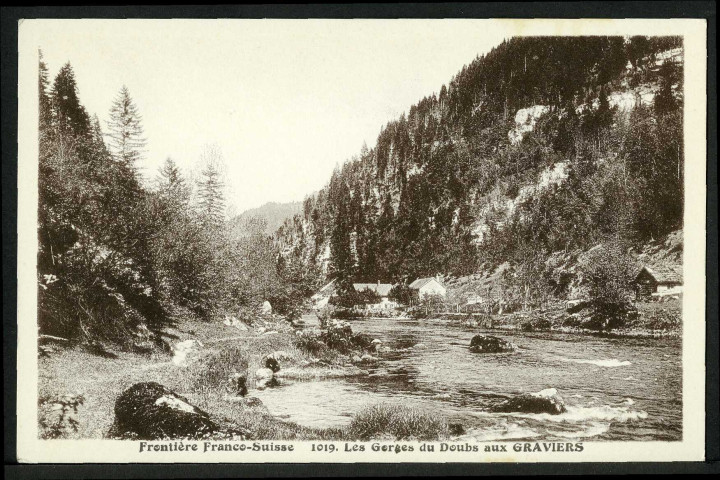 Les gorges du Doubs aux Graviers