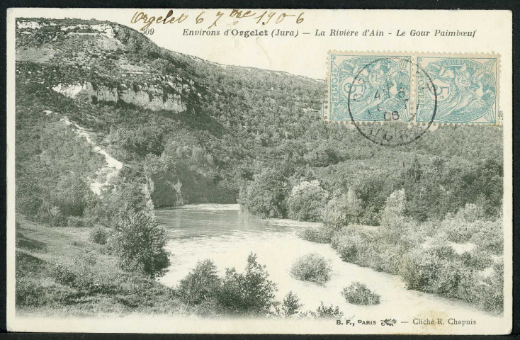La rivière d'Ain, le Gour Paimboeuf