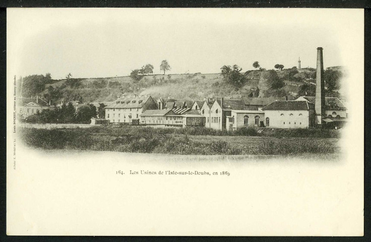 Les usines de l'Isle, en 1869