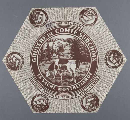 Gruyère de Comté surchoix " La vache Montbéliarde "