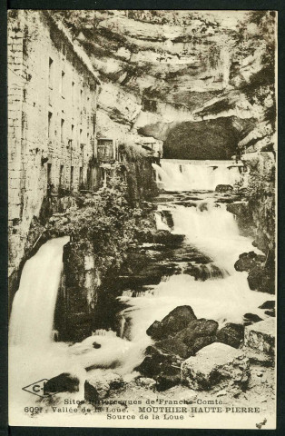 Mouthier-Haute-Pierre. Source de la Loue