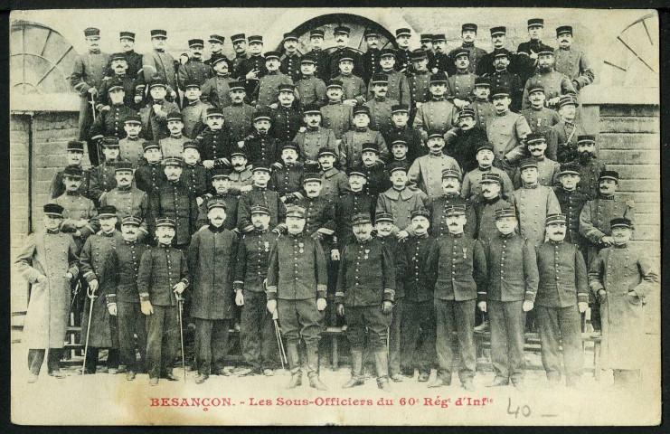 Les sous-officiers du 60e R.I.