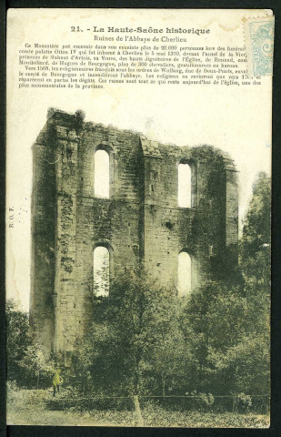 Ruines de l'abbaye de Cherlieu