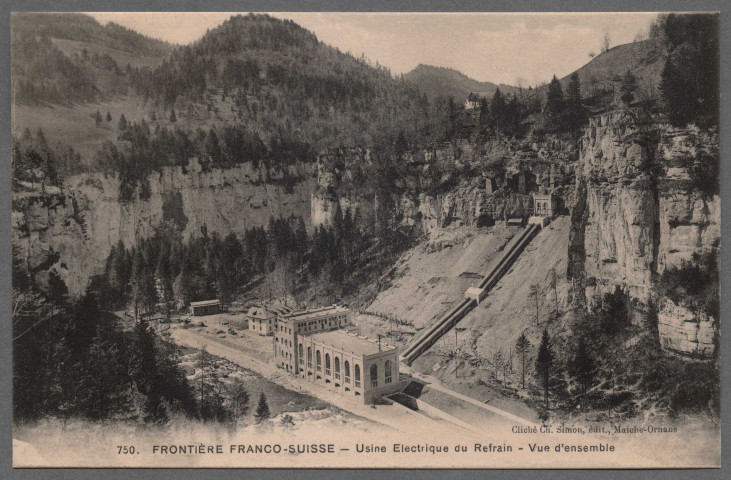 Usine électrique du Refrain. Vue d'ensemble