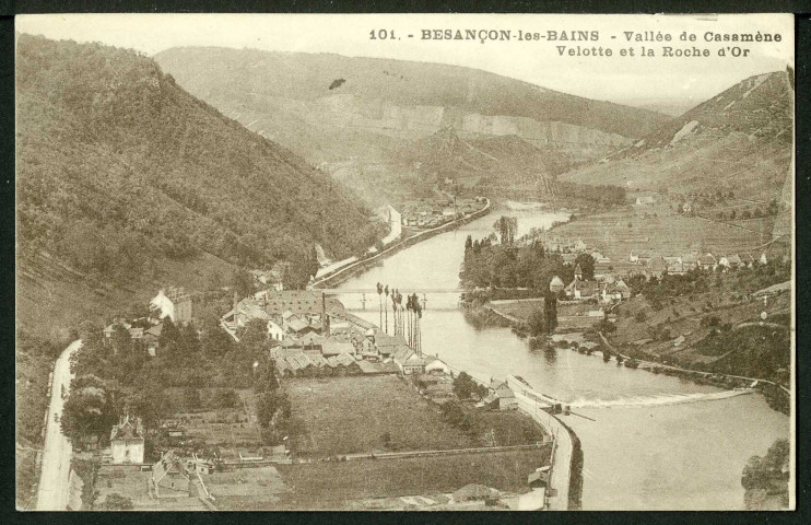 Vallée de Casamène, Velotte et la Roche d'Or