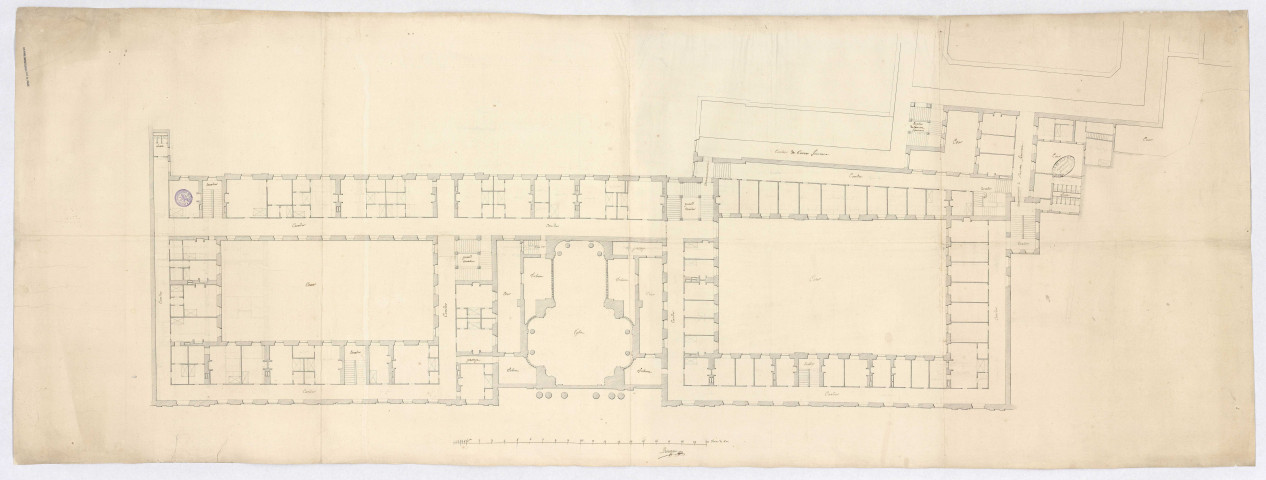 Plan d'ensemble de l'étage