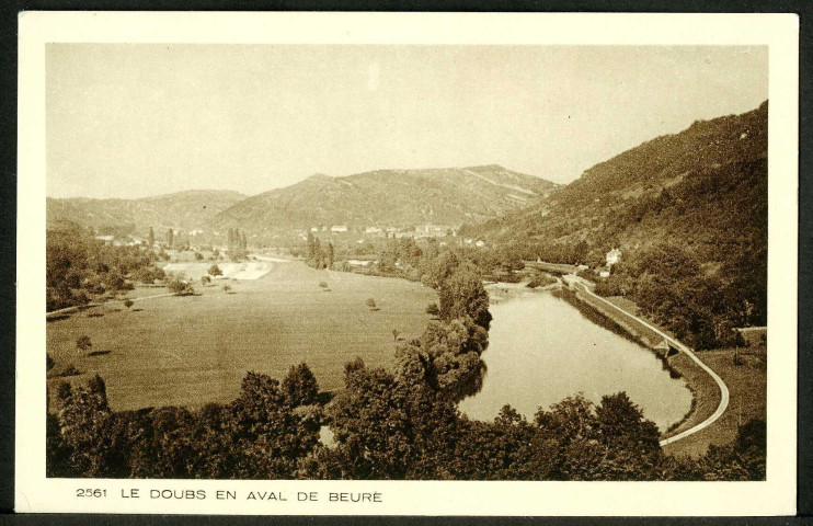 Le Doubs en aval de Beure