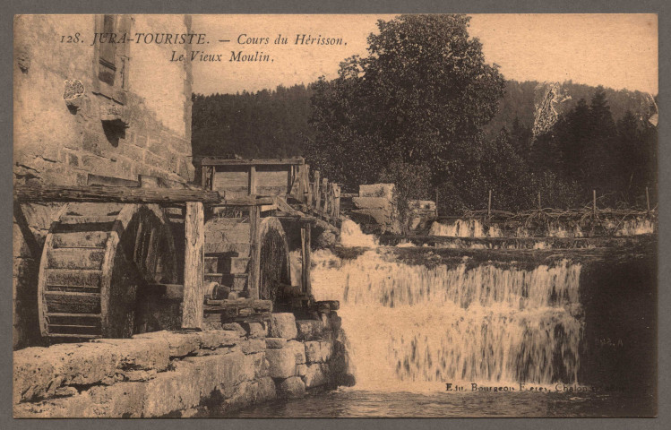 Cours du Hérisson. Le vieux moulin
