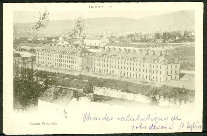 La caserne Friederichs