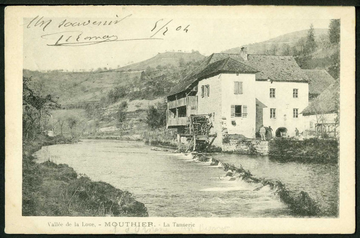 Vallée de la Loue. Mouthier. La tannerie