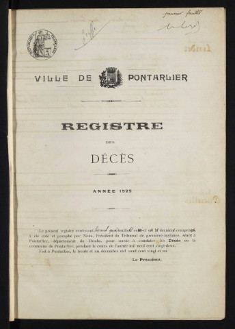 D 1922