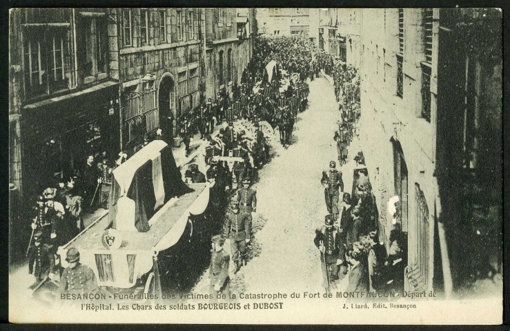 Chars des soldats Bourgeois et Dubost