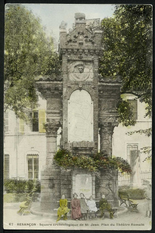 Vue du square archéologique Castan
