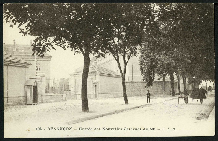 Entrée de la caserne du 60e R.I.