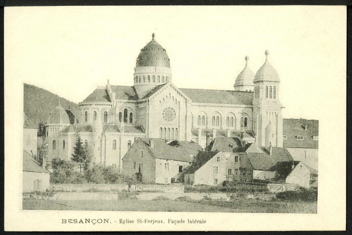 Basilique de Saint-Ferjeux, façade latérale