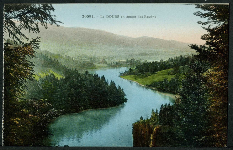 Le Doubs en amont des bassins