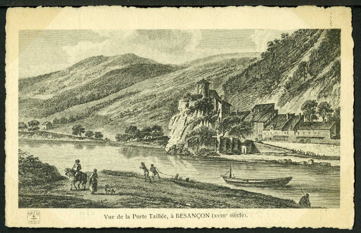 La porte Taillée au XVIIIe s.