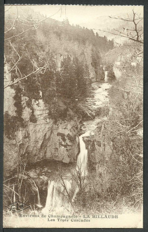 Environs de Champagnole. La Billaude. Les Trois Cascades