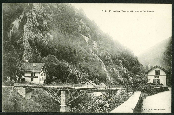 Frontière Franco-Suisse. La Rasse