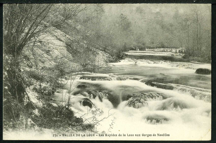 Rapides dans les gorges de Nouailles
