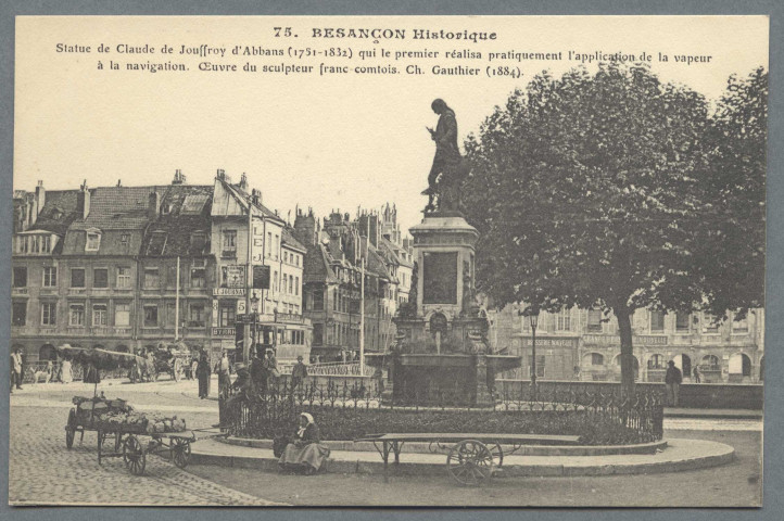 Statue de Claude Jouffroy d'Abbans